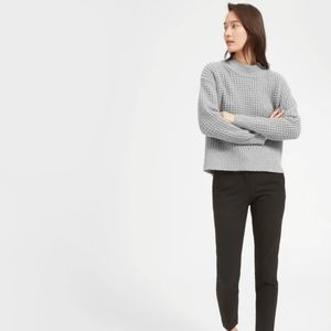 Everlane Wool Cashmere Waffle Square Crew